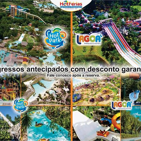 Golden Dolphin Express-Com Roupas De Cama E Banho, Piscinas 24H, Proximo Ao Water Park, Hotel Prive, Boulevard, Riviera - Hotferias Caldas Novas Exterior photo