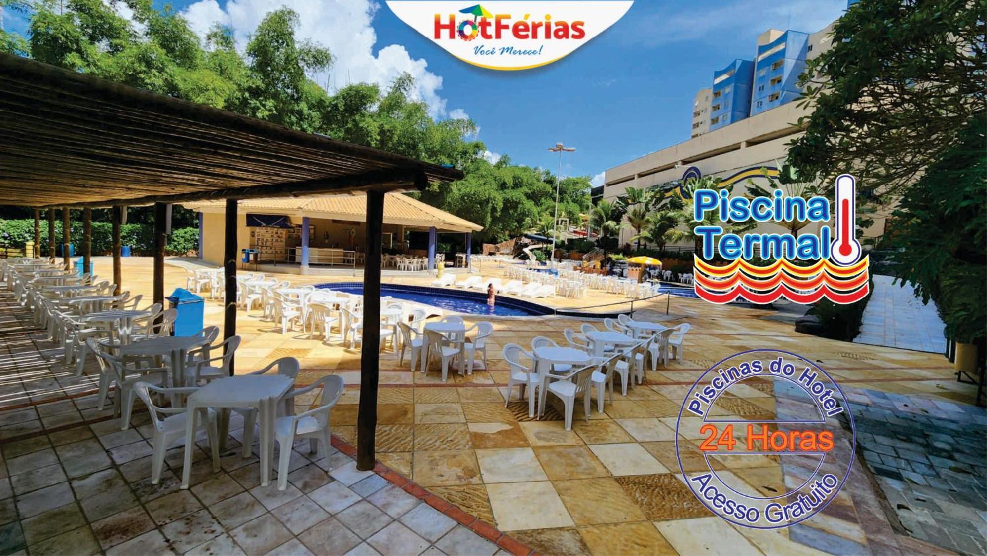Golden Dolphin Express-Com Roupas De Cama E Banho, Piscinas 24H, Proximo Ao Water Park, Hotel Prive, Boulevard, Riviera - Hotferias Caldas Novas Exterior photo